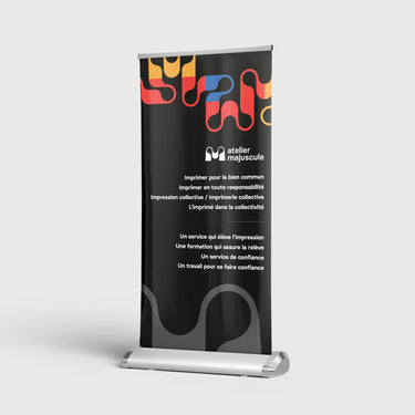 Large format banner (roll-up)